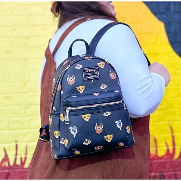 NEW Loungefly Collection Lounge Exclusive Lion King Black Mini Backpack 1